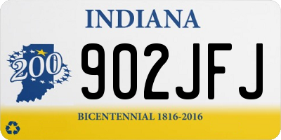IN license plate 902JFJ