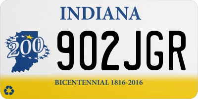 IN license plate 902JGR
