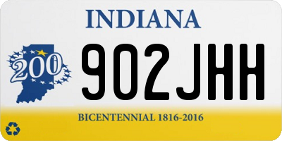 IN license plate 902JHH