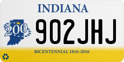 IN license plate 902JHJ