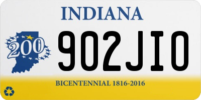 IN license plate 902JIO