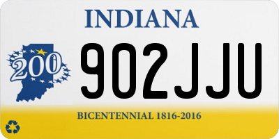 IN license plate 902JJU