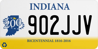 IN license plate 902JJV