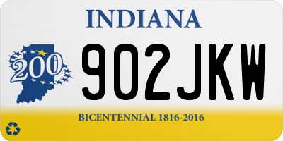 IN license plate 902JKW