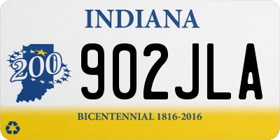IN license plate 902JLA