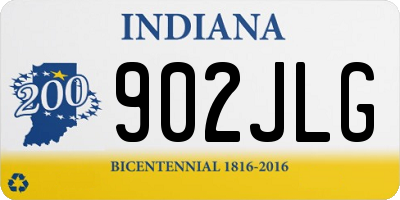 IN license plate 902JLG