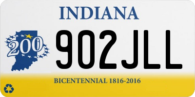 IN license plate 902JLL