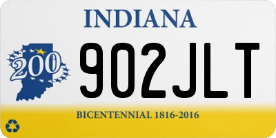IN license plate 902JLT