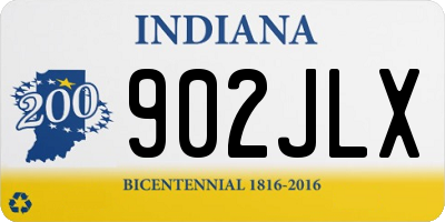 IN license plate 902JLX
