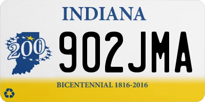 IN license plate 902JMA