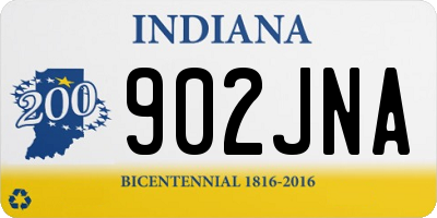 IN license plate 902JNA