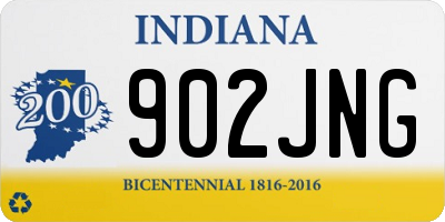 IN license plate 902JNG