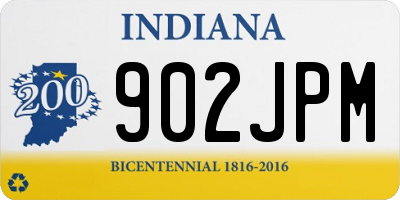 IN license plate 902JPM