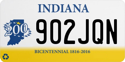 IN license plate 902JQN
