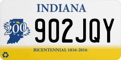 IN license plate 902JQY