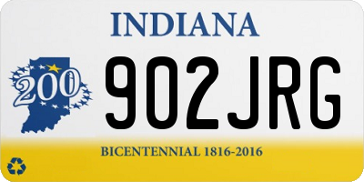 IN license plate 902JRG