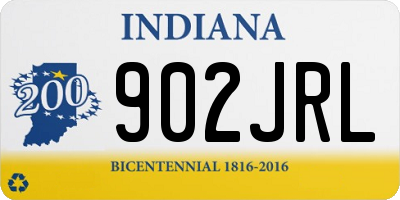 IN license plate 902JRL