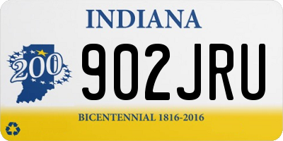 IN license plate 902JRU