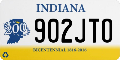 IN license plate 902JTO