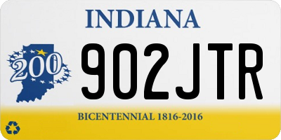 IN license plate 902JTR