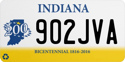 IN license plate 902JVA
