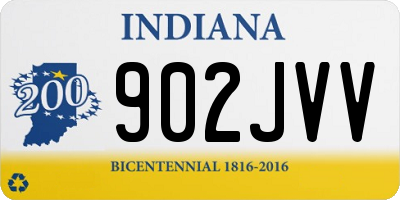 IN license plate 902JVV