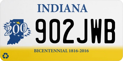 IN license plate 902JWB