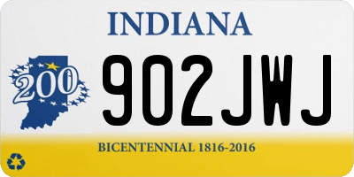 IN license plate 902JWJ