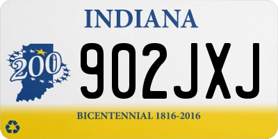 IN license plate 902JXJ