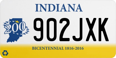 IN license plate 902JXK