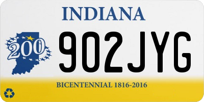 IN license plate 902JYG