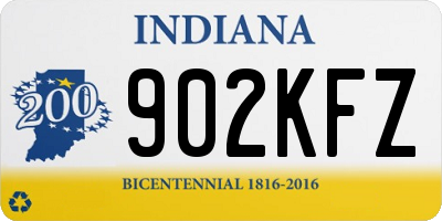 IN license plate 902KFZ