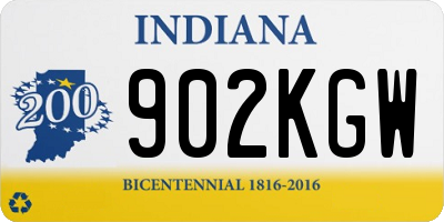 IN license plate 902KGW