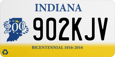 IN license plate 902KJV