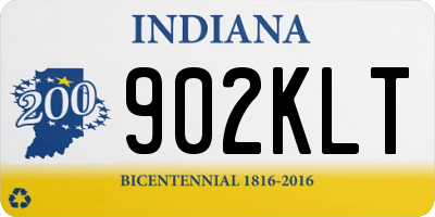 IN license plate 902KLT