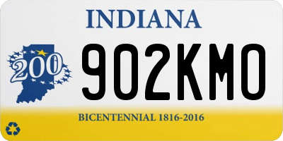 IN license plate 902KMO