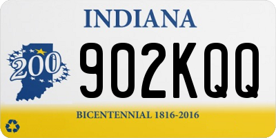 IN license plate 902KQQ