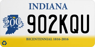 IN license plate 902KQU