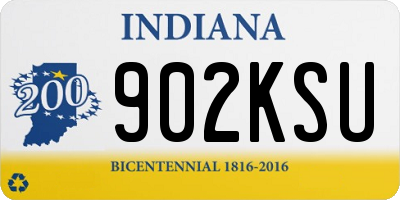 IN license plate 902KSU