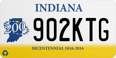 IN license plate 902KTG