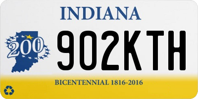 IN license plate 902KTH