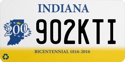 IN license plate 902KTI