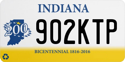 IN license plate 902KTP