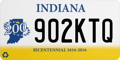 IN license plate 902KTQ
