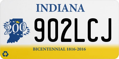 IN license plate 902LCJ