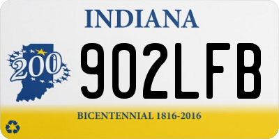 IN license plate 902LFB