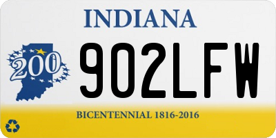 IN license plate 902LFW