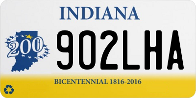 IN license plate 902LHA