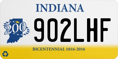 IN license plate 902LHF