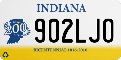 IN license plate 902LJO